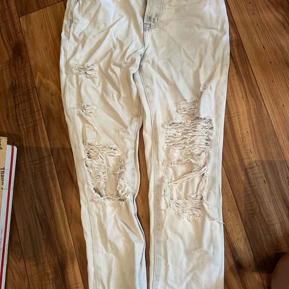 VERVET BY FLYING MONKEY Light Distressed Jeans